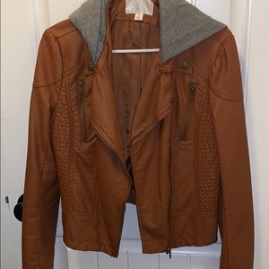A leather jacket
